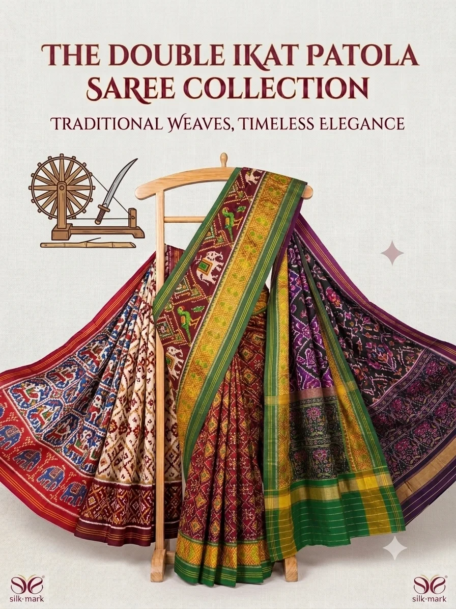 Double ikat Patola Saree