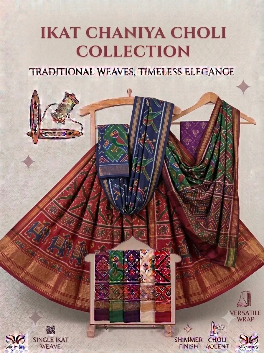 Ikat Chaniya Choli Set